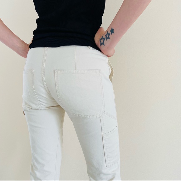 Vince ankle cropped cotton Chino pants trousers cargo - Picture 5 of 10